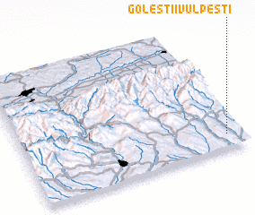 3d view of Goleştii Vulpeşti