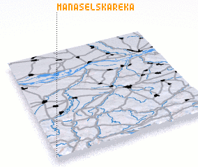 3d view of Manaselska Reka