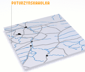 3d view of Poturzyńska Wólka