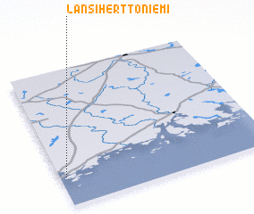 3d view of Länsi-Herttoniemi