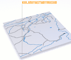 3d view of Koloniya Stary Musor