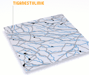 3d view of Ţigăneştii-Linie