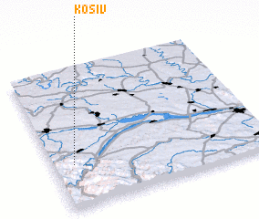 3d view of Kosiv