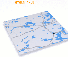 3d view of Etelä-Mahlu