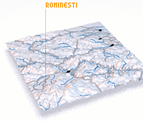 3d view of Romîneşti