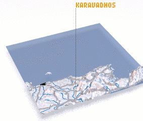 3d view of Karavádhos