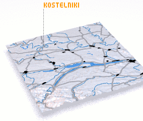 3d view of Kostelʼniki