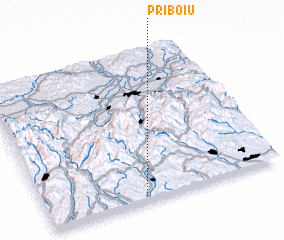 3d view of Priboiu