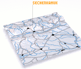 3d view of Sechen Kamŭk