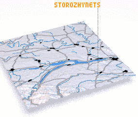 3d view of Storozhynetsʼ