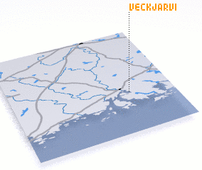 3d view of Veckjärvi