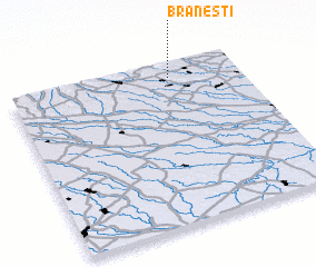 3d view of Brăneşti