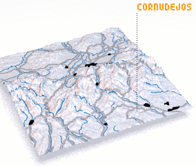 3d view of Cornu de Jos