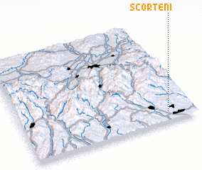 3d view of Scorţeni