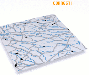 3d view of Corneşti