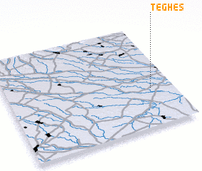 3d view of Ţegheş