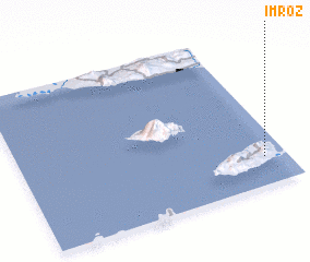 3d view of İmroz