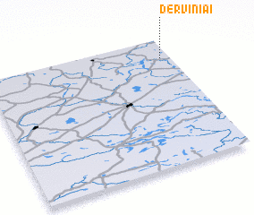 3d view of Derviniai