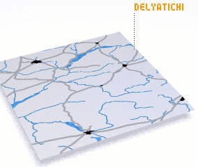 3d view of Delyatichi