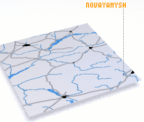 3d view of Novaya Myshʼ