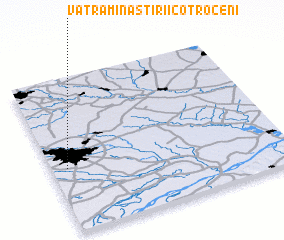 3d view of Vatra Mînăstirii Cotroceni