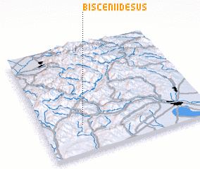 3d view of Bîscenii de Sus