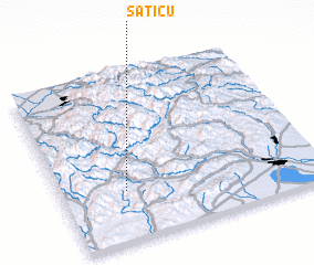 3d view of Săticu