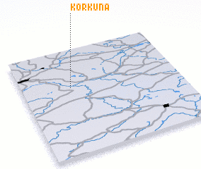 3d view of Korkuna