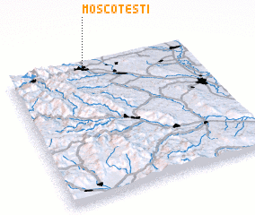 3d view of Moscoteşti