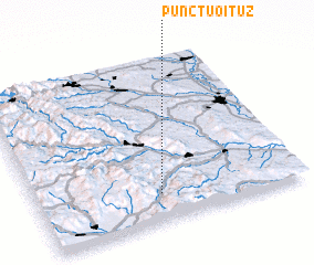 3d view of Punctu Oituz