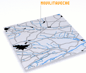 3d view of Moviliţa Veche