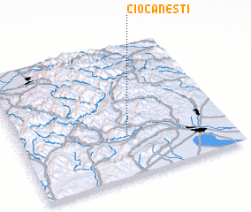 3d view of Ciocăneşti