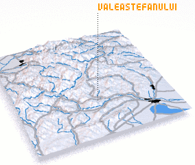 3d view of Valea Ştefanului