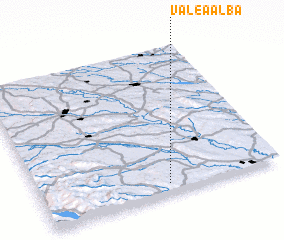 3d view of Valea Albă