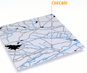 3d view of Curcani