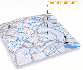 3d view of Grabicina de Jos