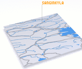 3d view of Sanginkylä