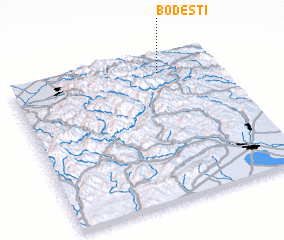 3d view of Bodeşti