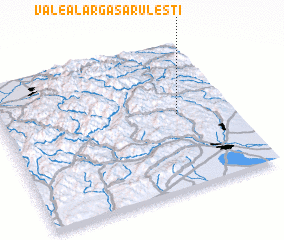 3d view of Valea Largă-Săruleşti