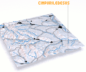 3d view of Cîmpurile de Sus