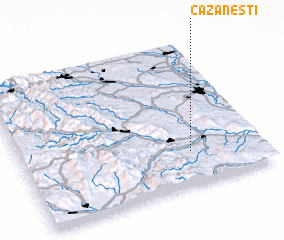 3d view of Căzăneşti