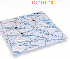 3d view of Todireştii Noi