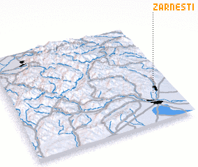 3d view of Zărneşti