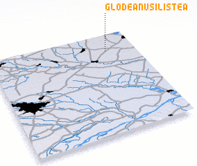 3d view of Glodeanu-Siliştea