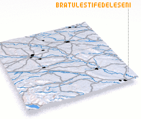 3d view of Brătuleşti-Fedeleşeni