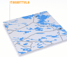 3d view of Itä-Karttula