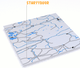 3d view of Staryy Dvor