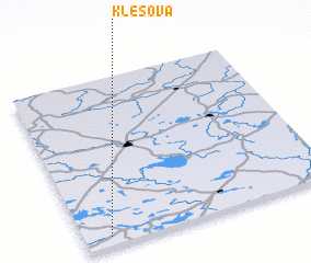 3d view of Klešova