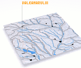 3d view of Valea Mărului