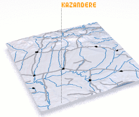 3d view of Kazandere